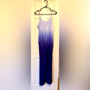 Purple Ombré Jumpsuit size Large